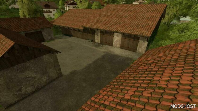 FS22 Placeable Mod: Bavarian Farm Buildings V1.1.1 (Featured)