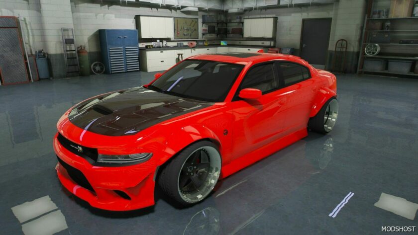 GTA 5 Dodge Vehicle Mod: Charger Scat Pack (Featured)