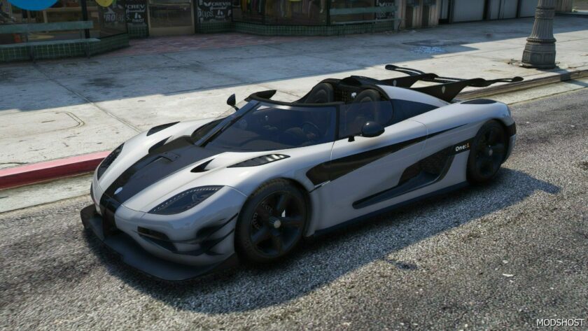 GTA 5 Vehicle Mod: Koenigsegg Agera ONE 1 (Featured)