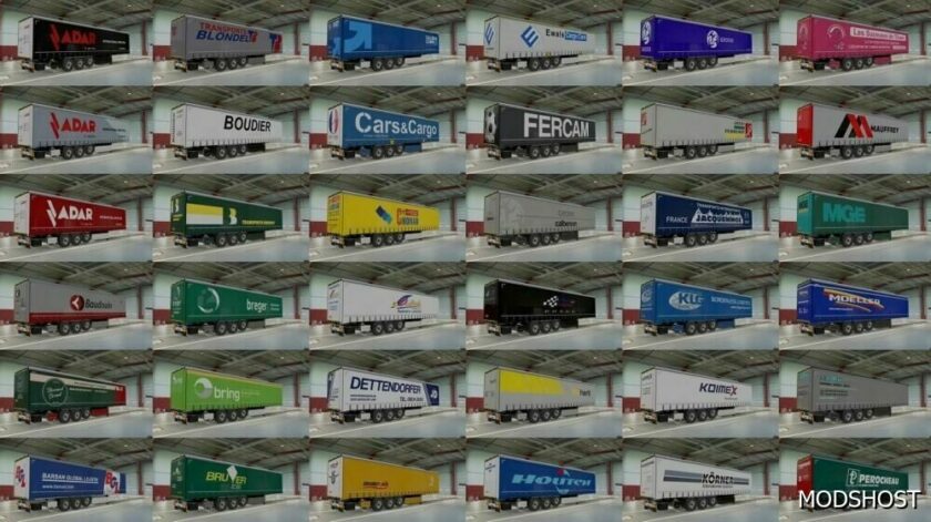 ETS2 Krone Mod: DLC Trailers Pack V3.2 (Featured)