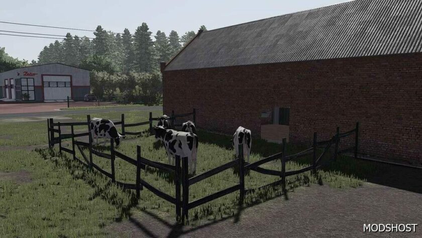 FS22 Placeable Mod: OLD German Cowbarn (Featured)