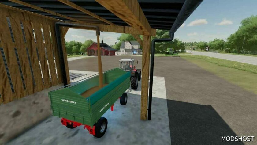 FS22 Placeable Mod: Grain Silo with Workshop (Featured)