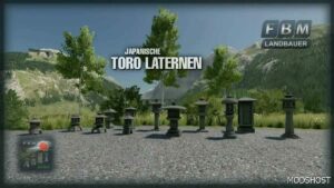 FS22 Placeable Mod: Japanese Toro Lanterns (Image #4)