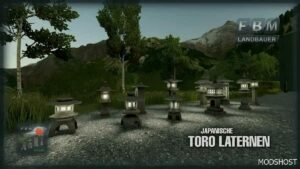 FS22 Placeable Mod: Japanese Toro Lanterns (Image #5)