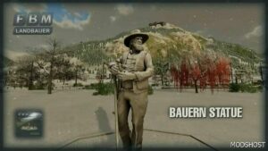 FS22 Placeable Mod: Farmer Statue (Image #4)