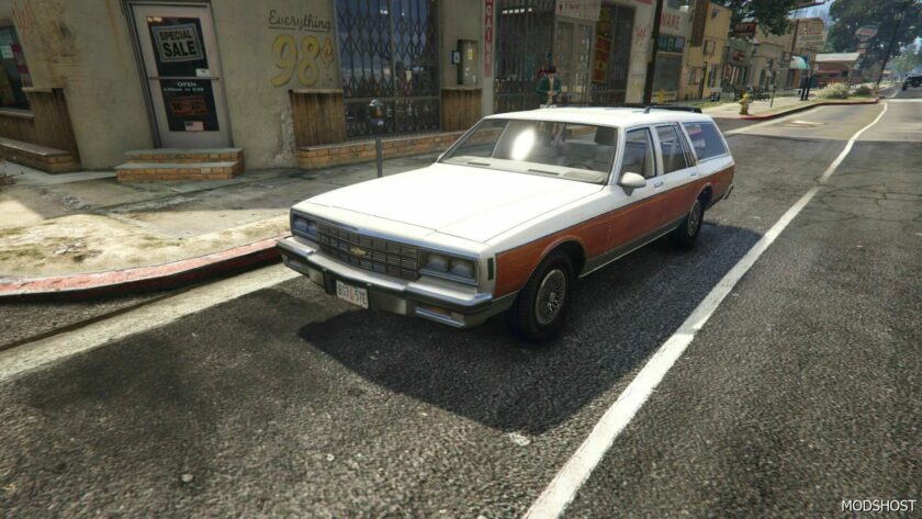 GTA 5 Chevrolet Vehicle Mod: Impala 1981 Station Wagon (Featured)