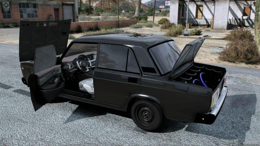 GTA 5 Vehicle Mod: VAZ 2107 W222 (Featured)