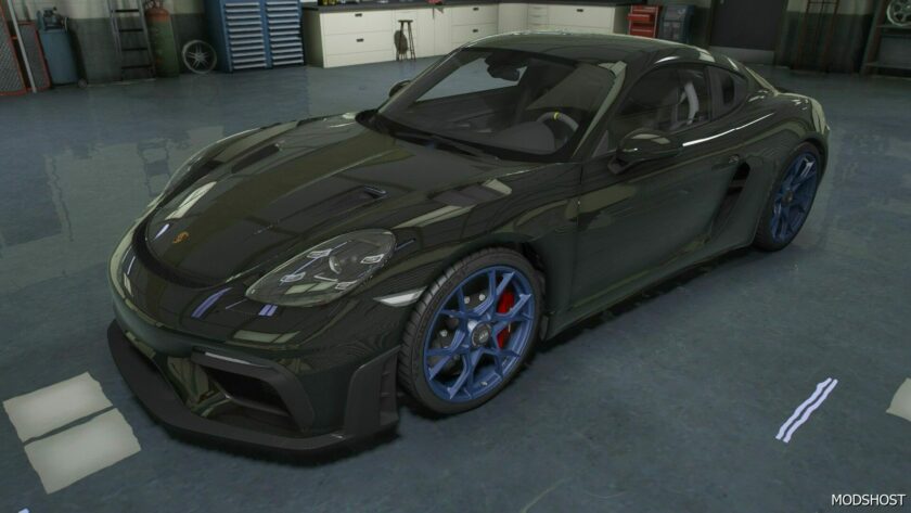 GTA 5 Porsche Vehicle Mod: 718 Cayman GT4 RS (Featured)