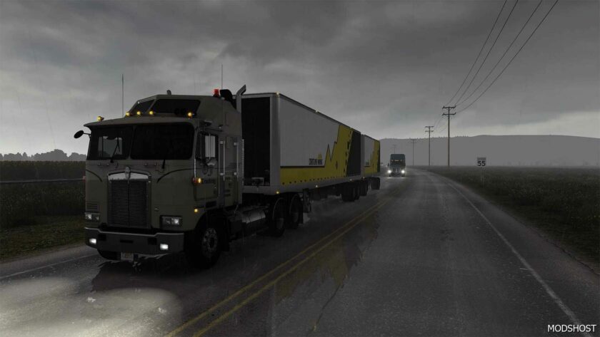 ATS Realistic Weather Mod: Rain V4.7.1 1.49 (Featured)