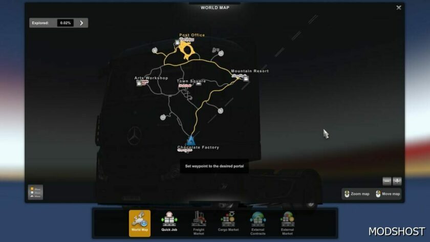 ETS2 Map Mod: Route to Winterland (Featured)