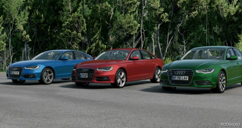 BeamNG Audi Car Mod: A6 C7 Fixed 0.31 (Featured)