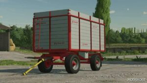 FS22 Mod: Silver Car 2 Axles Trailer (Image #3)