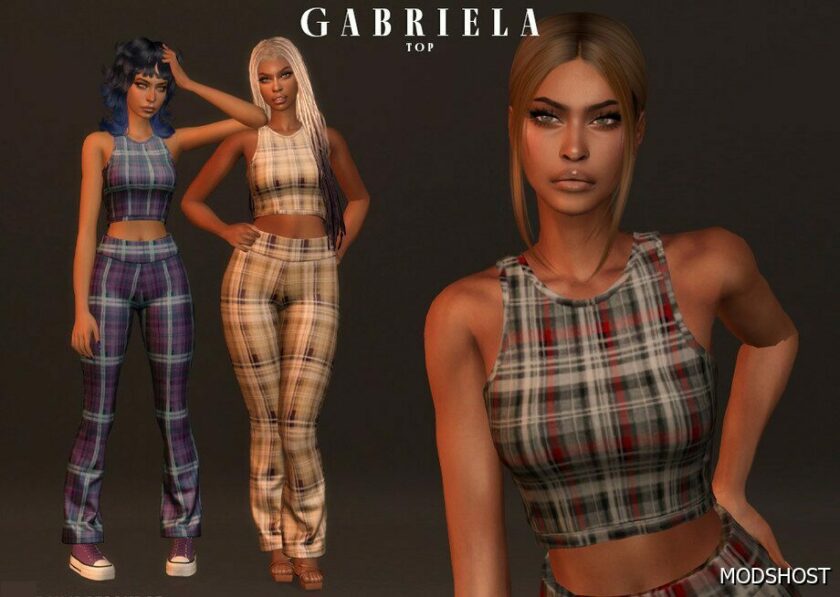 Sims 4 Elder Clothes Mod: Gabriela SET (Featured)