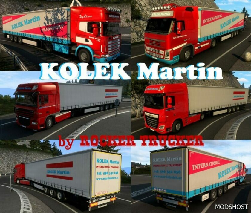 ETS2 Mod: Kolek Martin Skin Pack (Featured)