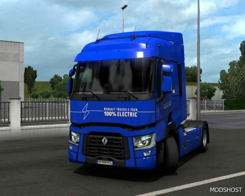 ETS2 Renault Skin Mod: Trucks E-Tech 1.49 (Featured)