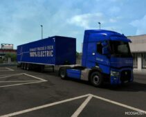 ETS2 Renault Skin Mod: Trucks E-Tech 1.49 (Image #2)