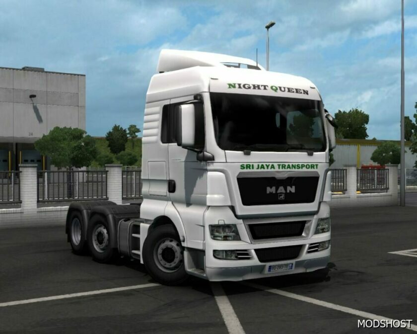 ETS2 MAN Mod: Night Queen Skin 1.35 1.49 (Featured)