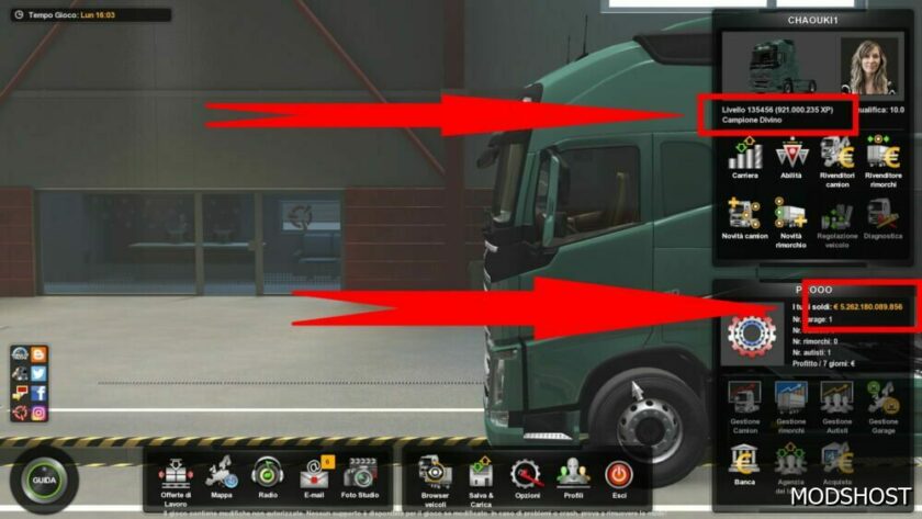 ETS2 Save Mod: Infinite Money and XP 1.49 (Featured)