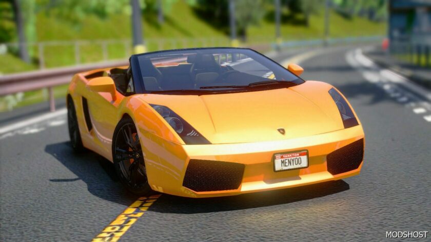 GTA 5 Lamborghini Vehicle Mod: 2005 Lamborghini Gallardo Spyder (Featured)