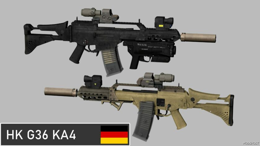 GTA 5 Weapon Mod: HK G36 KA4 (Featured)