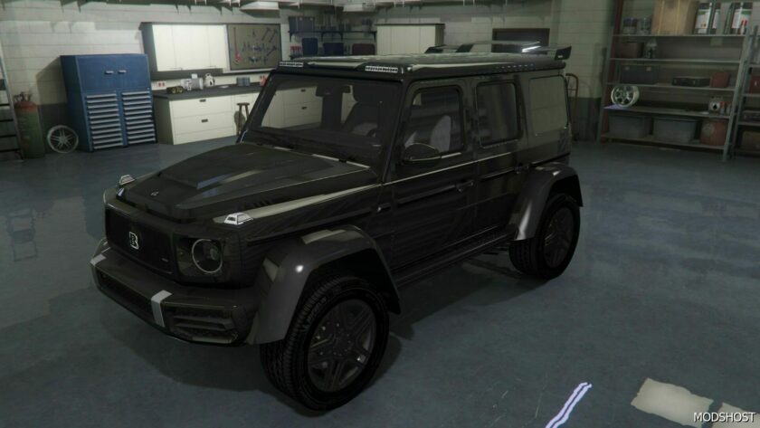 GTA 5 Mercedes-Benz Vehicle Mod: Mercedes G700 Brabus 4×4 (Featured)