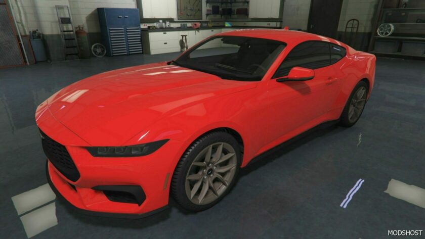 GTA 5 Ford Vehicle Mod: 2024 Ford Mustang STD (Featured)