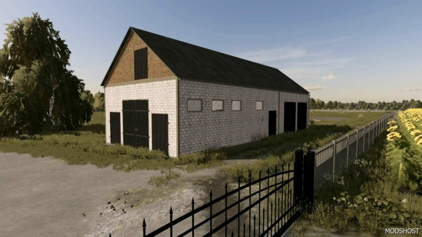 FS22 Placeable Mod: Brick Barn (Featured)