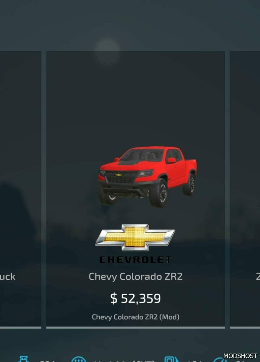 FS22 Chevy Car Mod: Colorado ZR2 Converted (Featured)