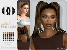 Sims 4 Female Mod: Lyasia Hairstyle (Featured)