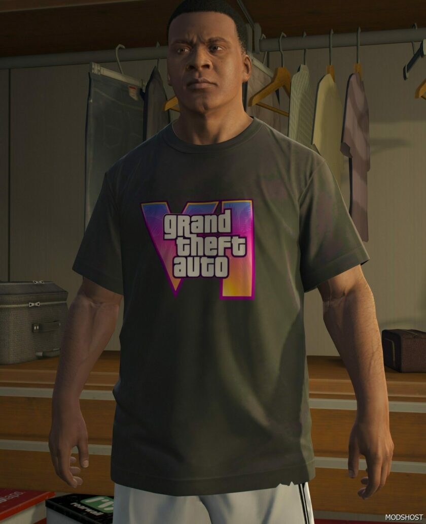 GTA 5 Player Mod: GTA VI Clothing Pack for Franklin (Featured)