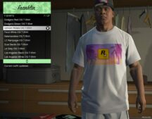 GTA 5 Player Mod: GTA VI Clothing Pack for Franklin (Image #5)