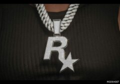 GTA 5 Player Mod: Rockstar Chain for MP Male (Image #3)