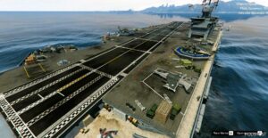 GTA 5 Map Mod: Aircraft Carrier with Launch & Brake System Menyoo (Featured)