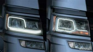 ETS2 Scania Part Mod: NG LED Strip Angel Eyes (Featured)