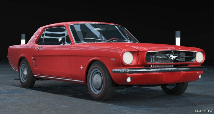 BeamNG Ford Car Mod: Mustang 1965 1.1 0.31 (Featured)