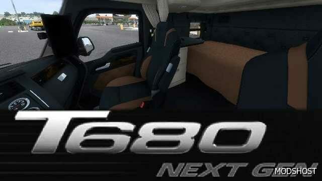 ATS Kenworth Mod: NEW Interior Options for The NEW T680 1.49 (Featured)