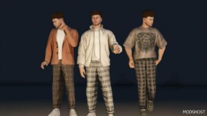 GTA 5 Player Mod: Plaid Pants for MP Male (Featured)