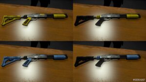 GTA 5 Weapon Mod: Shrewsbury Riot Shotgun Add-On | Animated | Tints | Lore-Friendly (Image #3)