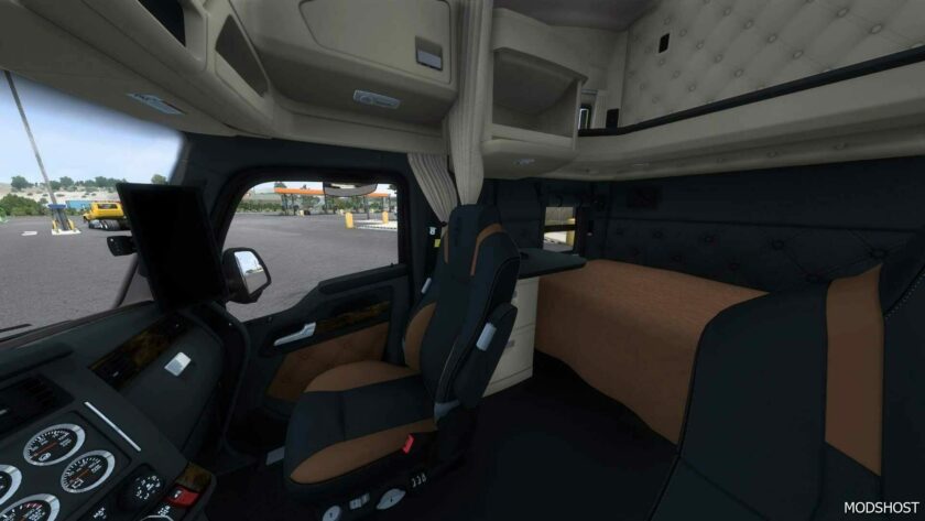 ATS Kenworth Mod: NEW Interior Options for The NEW T680 FIX V1.1 1.49 (Featured)