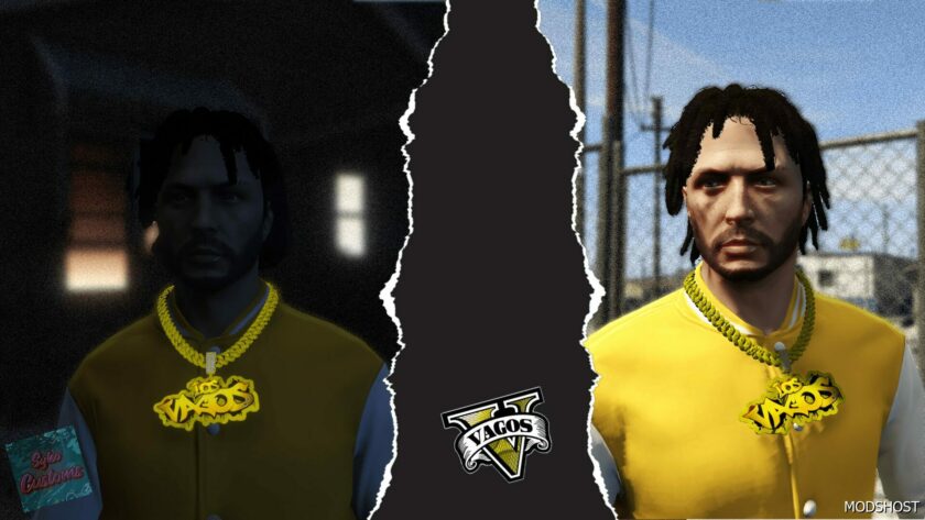 GTA 5 Player Mod: LOS Vagos Chain for MP Male (Featured)