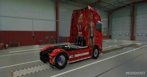 ETS2 Volvo Mod: Sanax Volvo FH5 Christmas Skin 8K (Image #2)