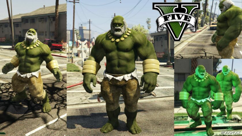 GTA 5 Player Mod: Maestro Hulk Add-On V Final (Featured)