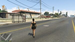 GTA 5 Player Mod: Latina Sofia Protagonist Franklin Replace V1.1 (Featured)