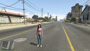 GTA 5 Player Mod: Latina Sofia Protagonist Franklin Replace V1.1 (Image #3)