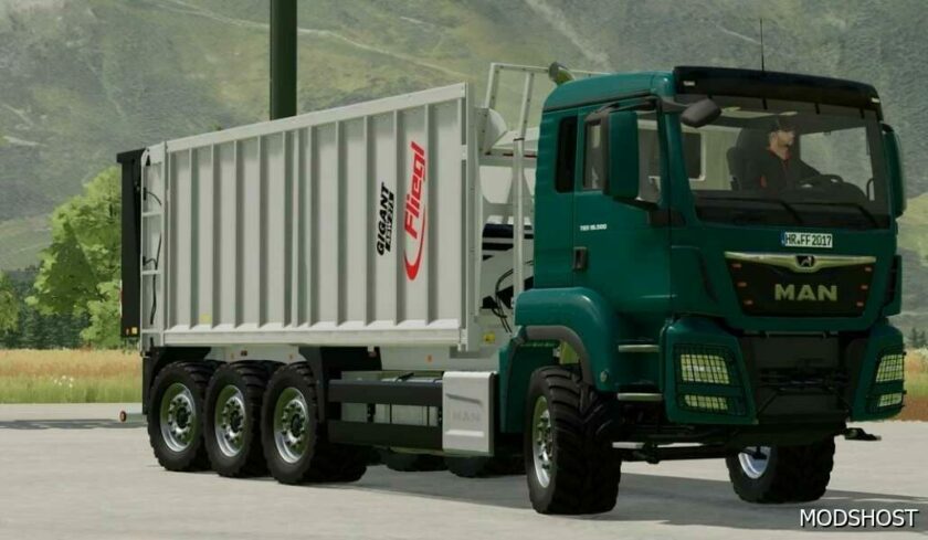 FS22 MAN Attachment Mod: TGS Fliegl Agro Truck (Featured)