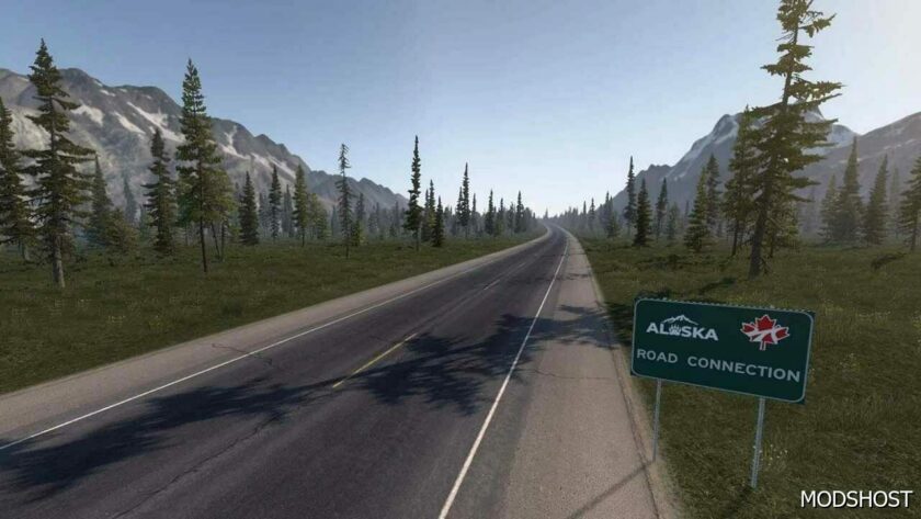 ATS ProMods Map Mod: Road Connection between Promods Canada and Alaska – North to The Future V0.18.0 1.49 (Featured)