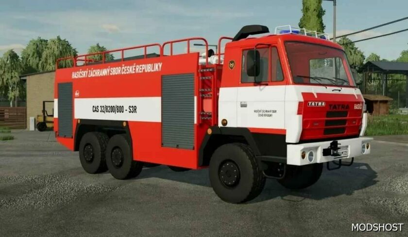 FS22 Tatra Vehicle Mod: 815 CAS 32 HZS (Featured)