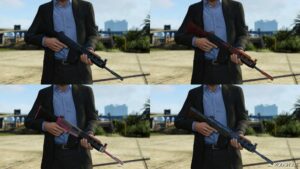 GTA 5 Weapon Mod: Battle Rifle Wood Finish (Image #3)