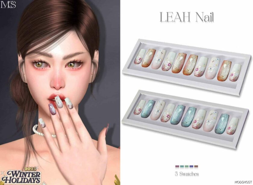 Sims 4 Accessory Mod: Leah Nails (Featured)