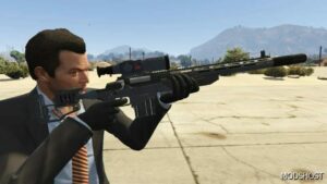 GTA 5 Weapon Mod: Precision Rifle FIX NO Model Replace (Image #5)